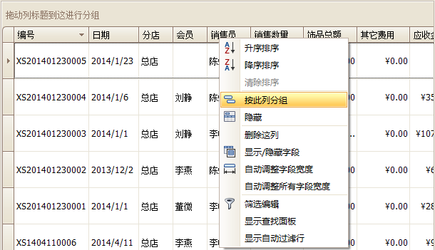 珠宝进销存软件分组查询，蓝格珠宝进销存软件